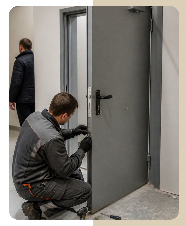 Ремонт противопожарной двери в Каменске-Уральском по цене 6915 р. | ДвериЛегко-Кмн